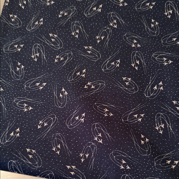Moda - Amelia Earhart - Janet Clare Navy Blue Quilting Fabric - 3 yards - Picture 3 of 3